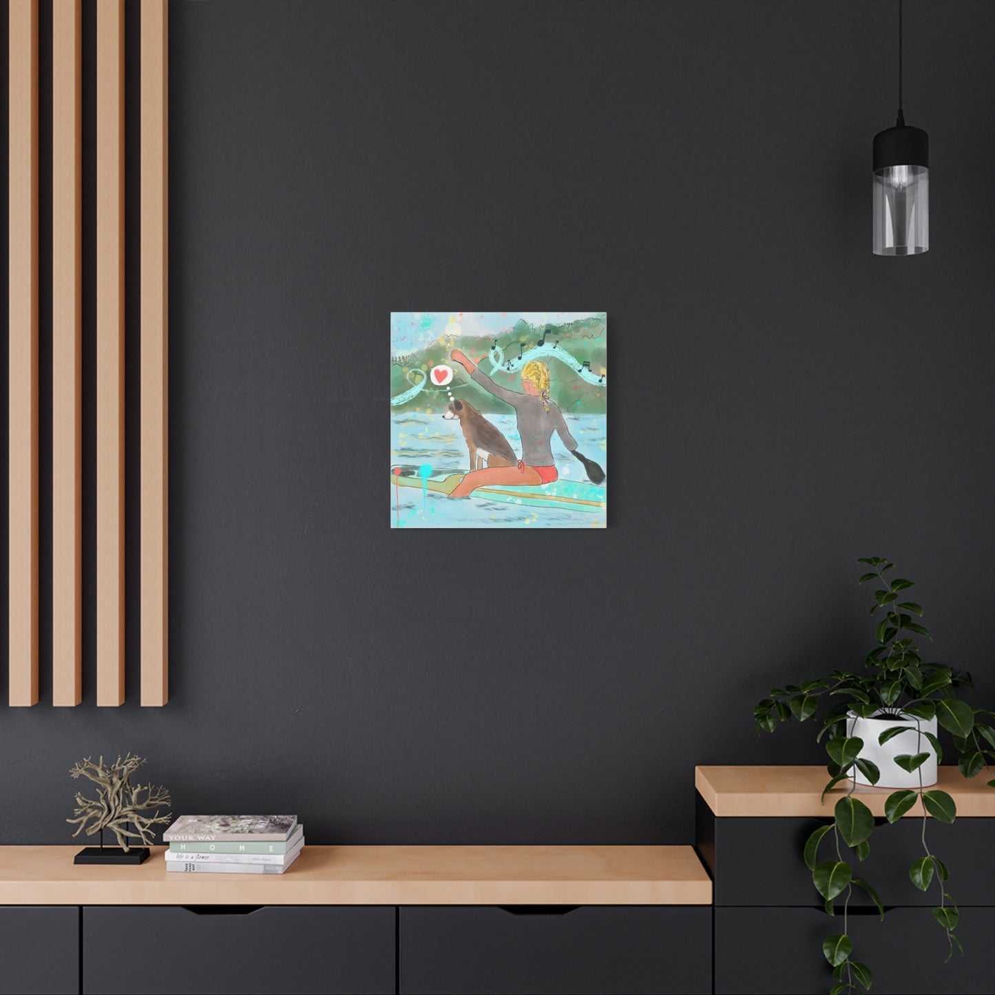 Canvas Print - Joy Ride & Making Waves Paddle Boarding Scene