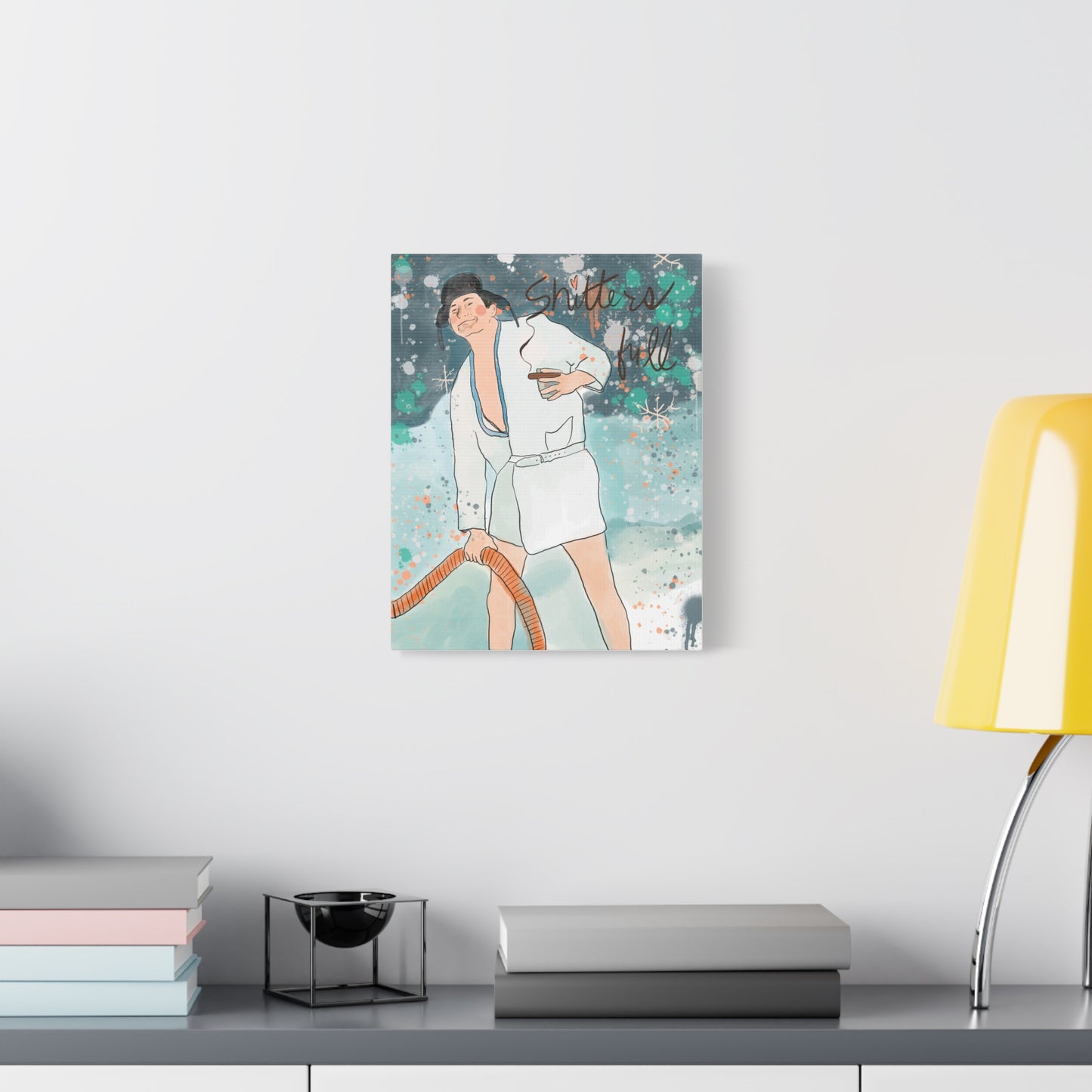 Christmas Vacation Tribute Art Cousin Eddie Canvas Print