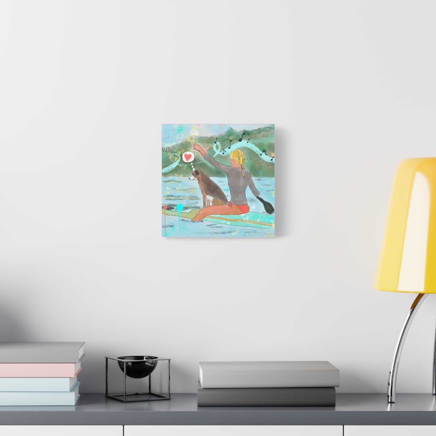 Canvas Print - Joy Ride & Making Waves Paddle Boarding Scene